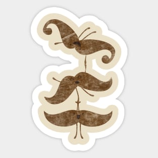 Stache Tricks Sticker